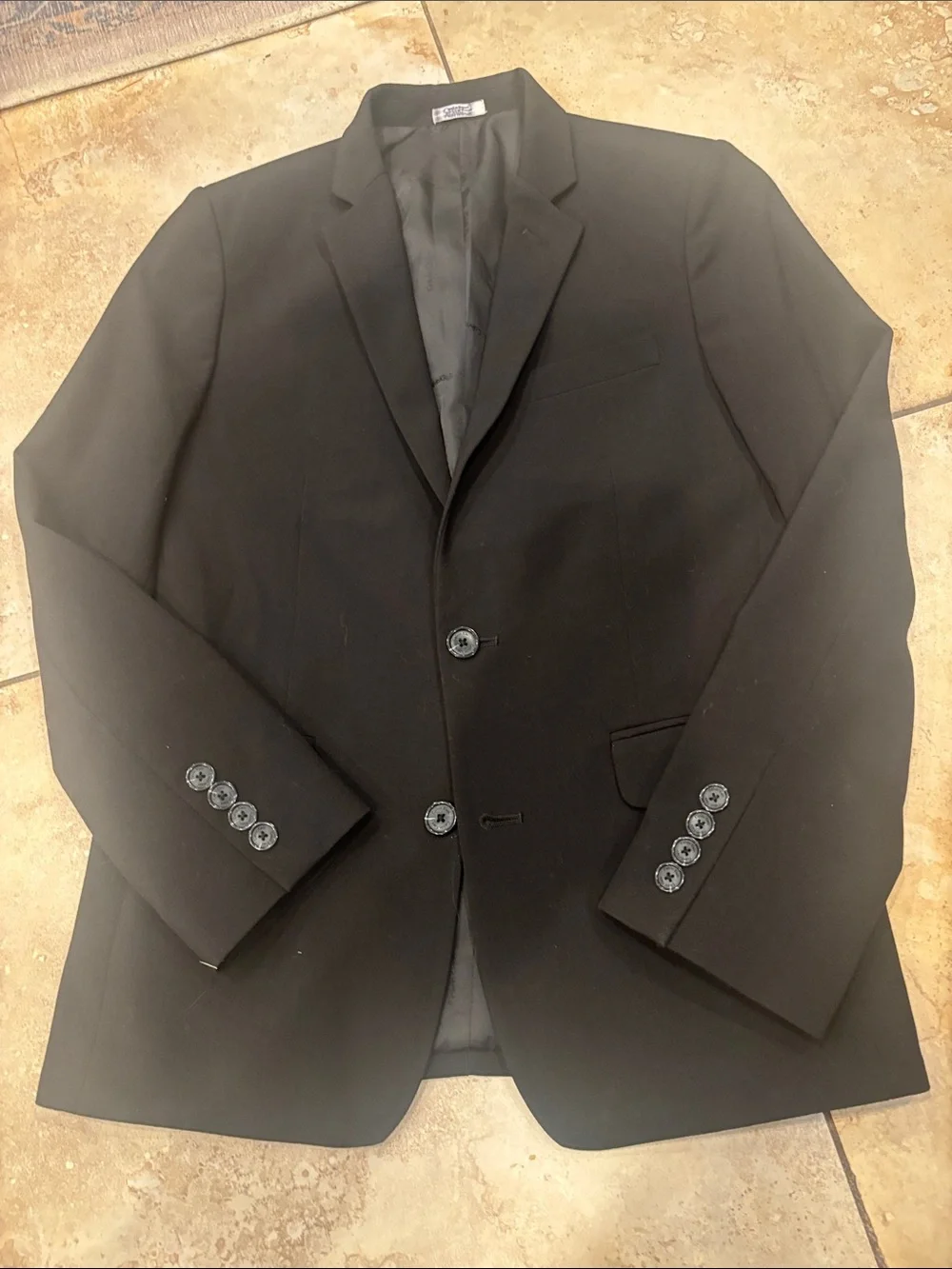Calvin Klein kids Black Single-Breasted Blazer size 14